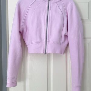 Lululemon Athletica Light Lavender Bomber Jacket